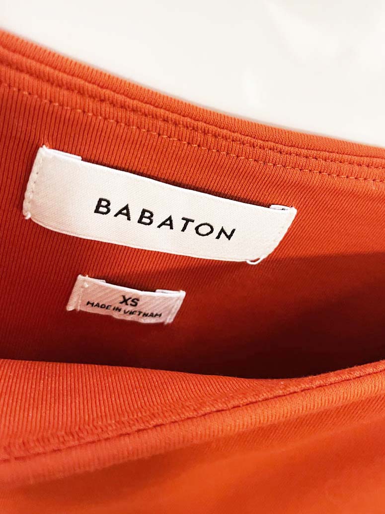 babaton original contour square neck crop tee | aritzia - good market thrift store