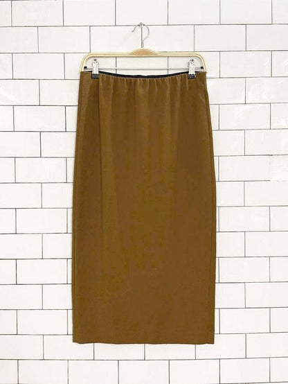 babaton stretch midi pencil skirt | artizia | fabric made in Italy - good market thrift store