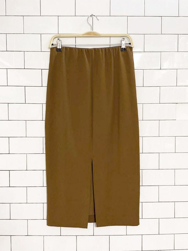 babaton stretch midi pencil skirt | artizia | fabric made in Italy - good market thrift store