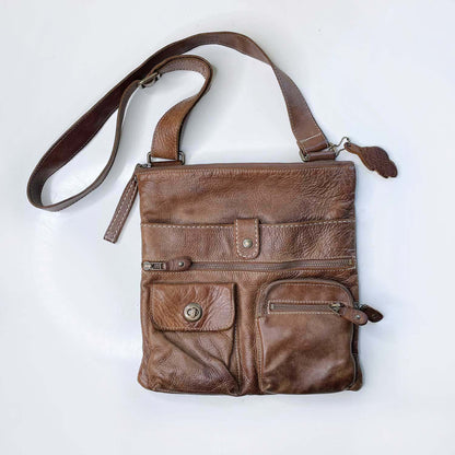 roots ventian village tribe leather bag