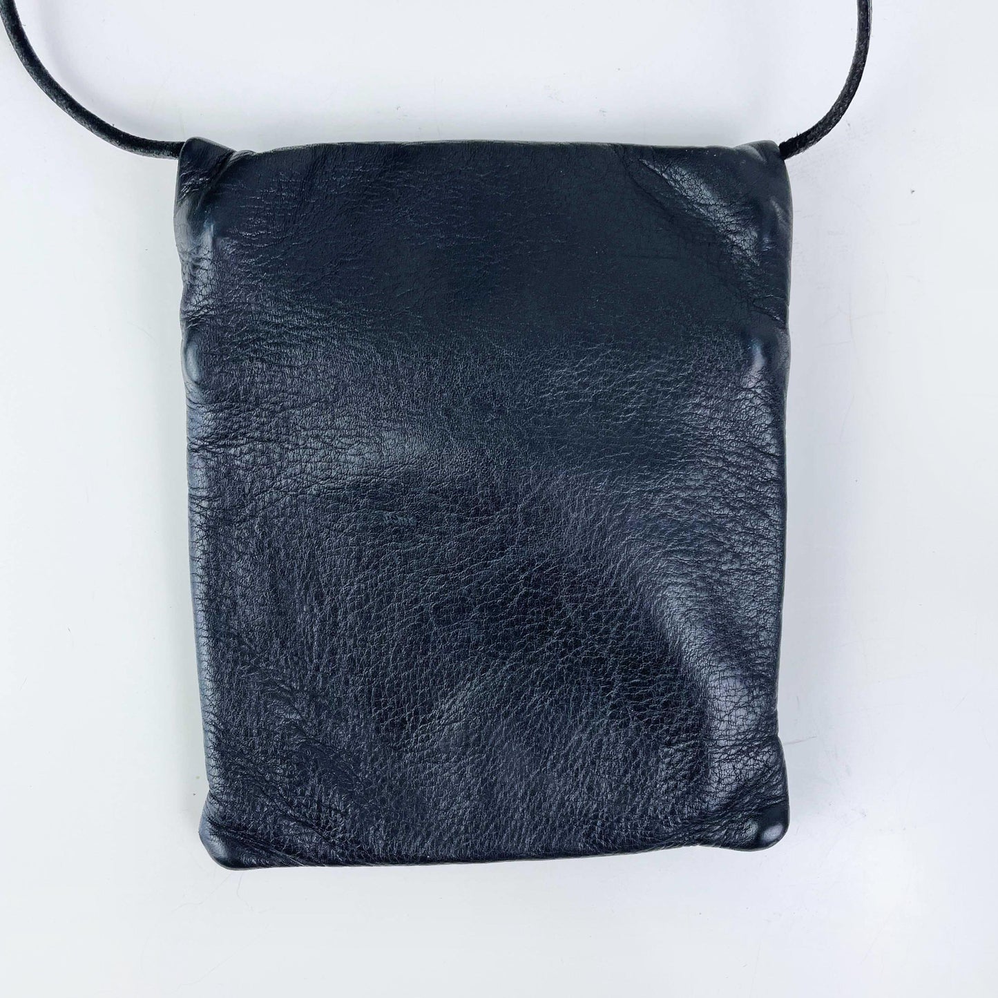 vintage roots two tone leather crossbody