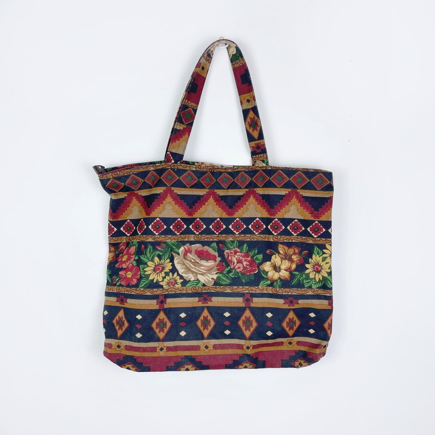 vintage gitanoe midwestern rose tote bag