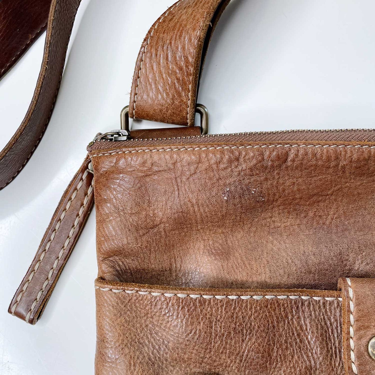 roots ventian village tribe leather bag