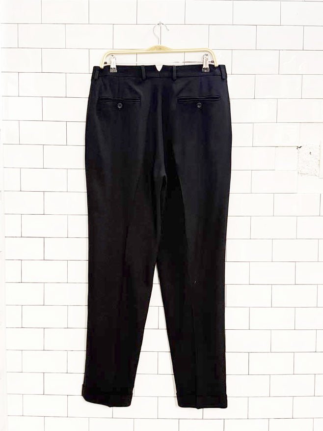 banana republic 100% wool cuffed trousers | made in Italy - good market thrift store