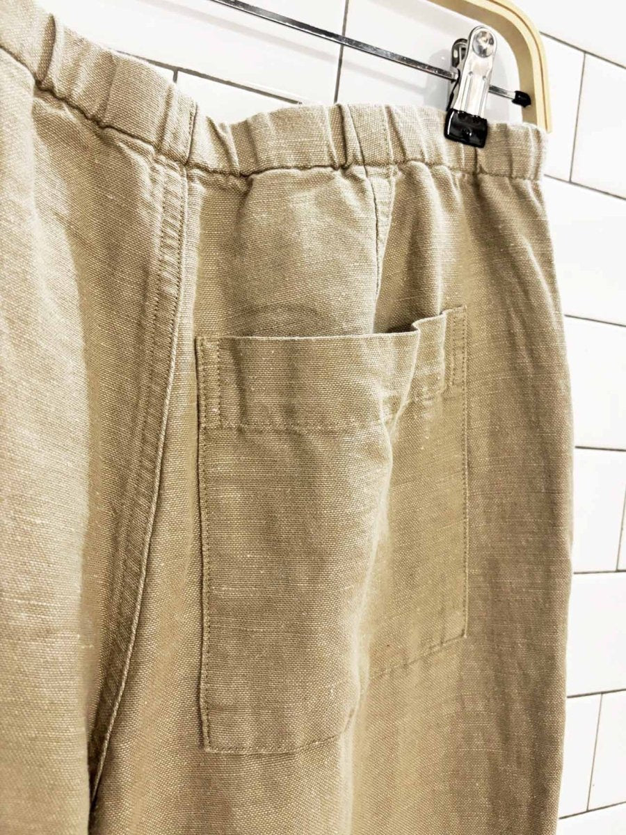 banana republic linen - blend drawstring pants - good market thrift store