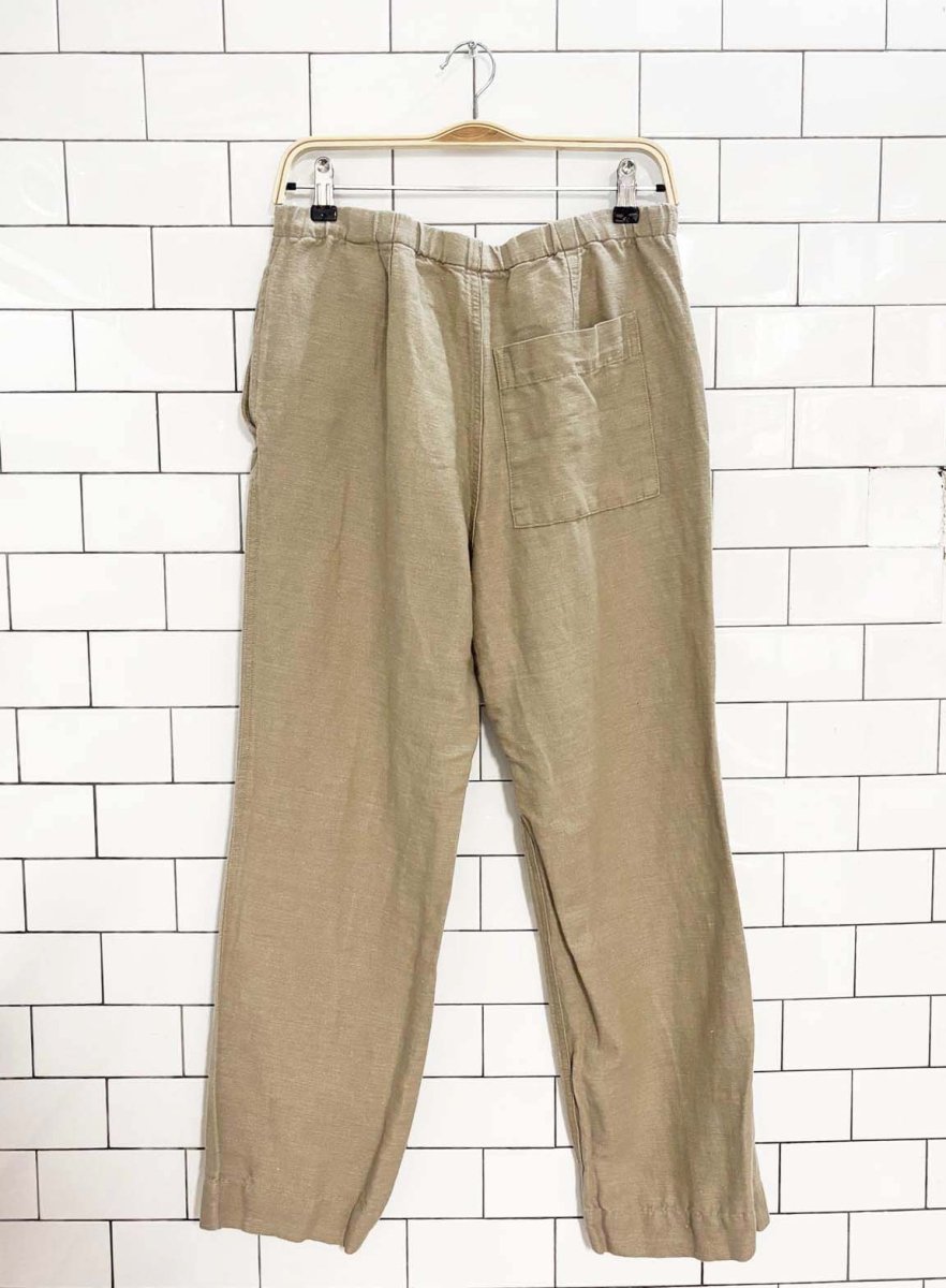 banana republic linen - blend drawstring pants - good market thrift store