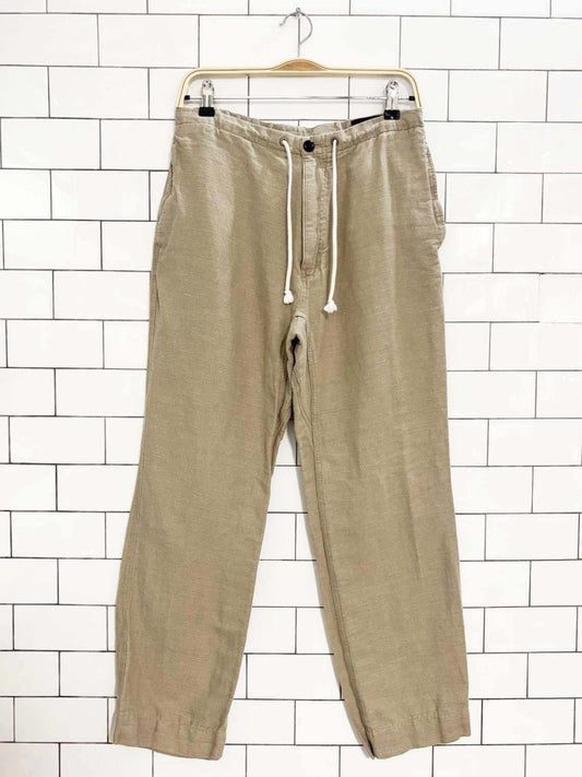 banana republic linen - blend drawstring pants - good market thrift store