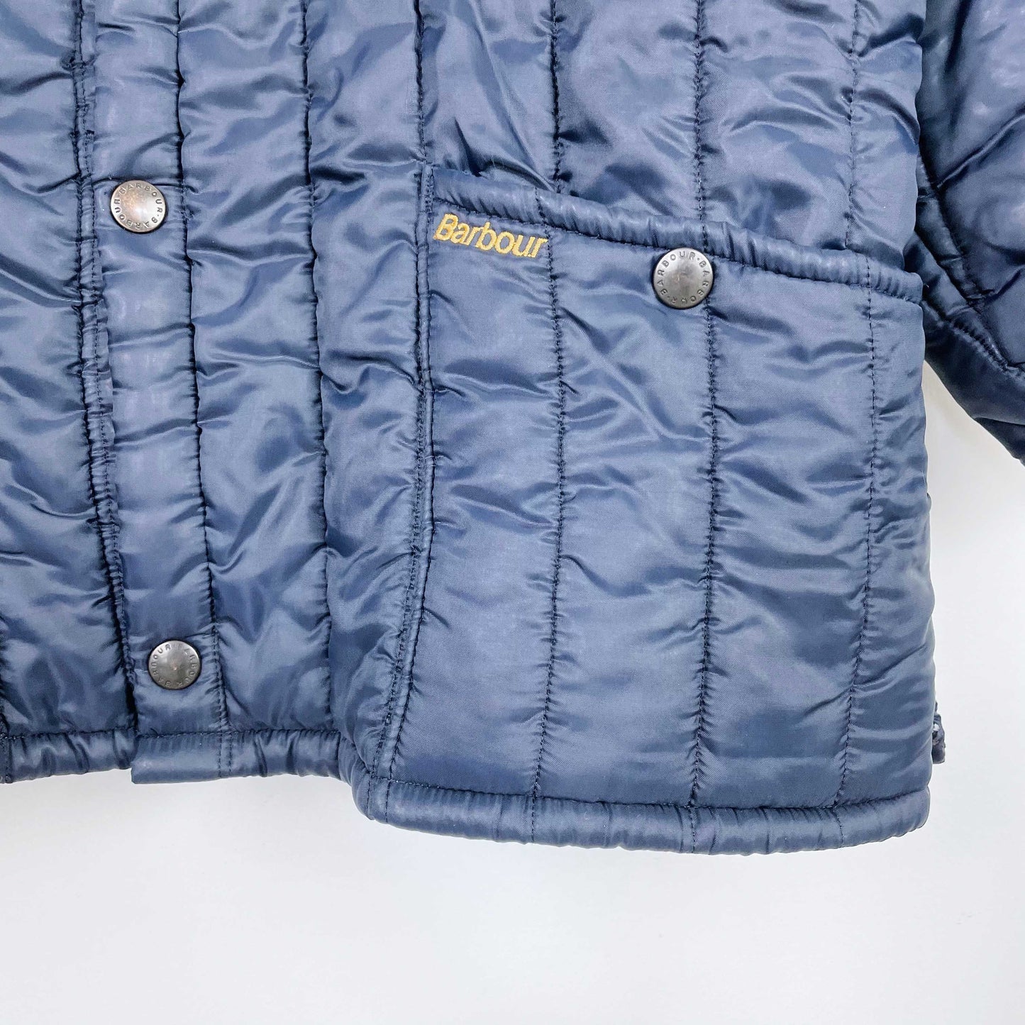 vintage barbour quilted liner barn coat