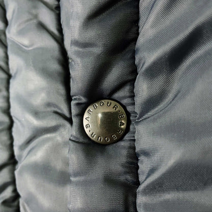 vintage barbour quilted liner barn coat