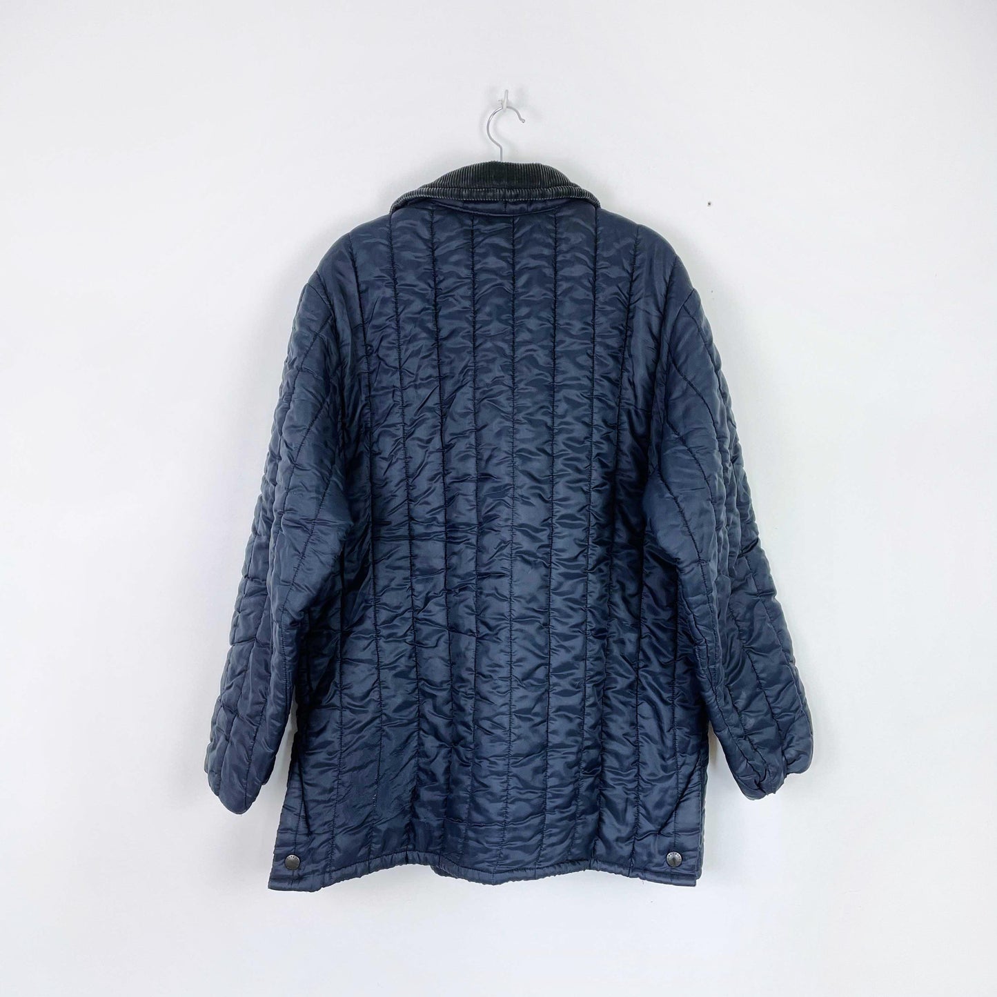 vintage barbour quilted liner barn coat