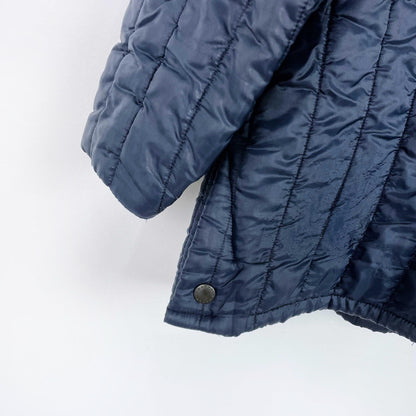 vintage barbour quilted liner barn coat