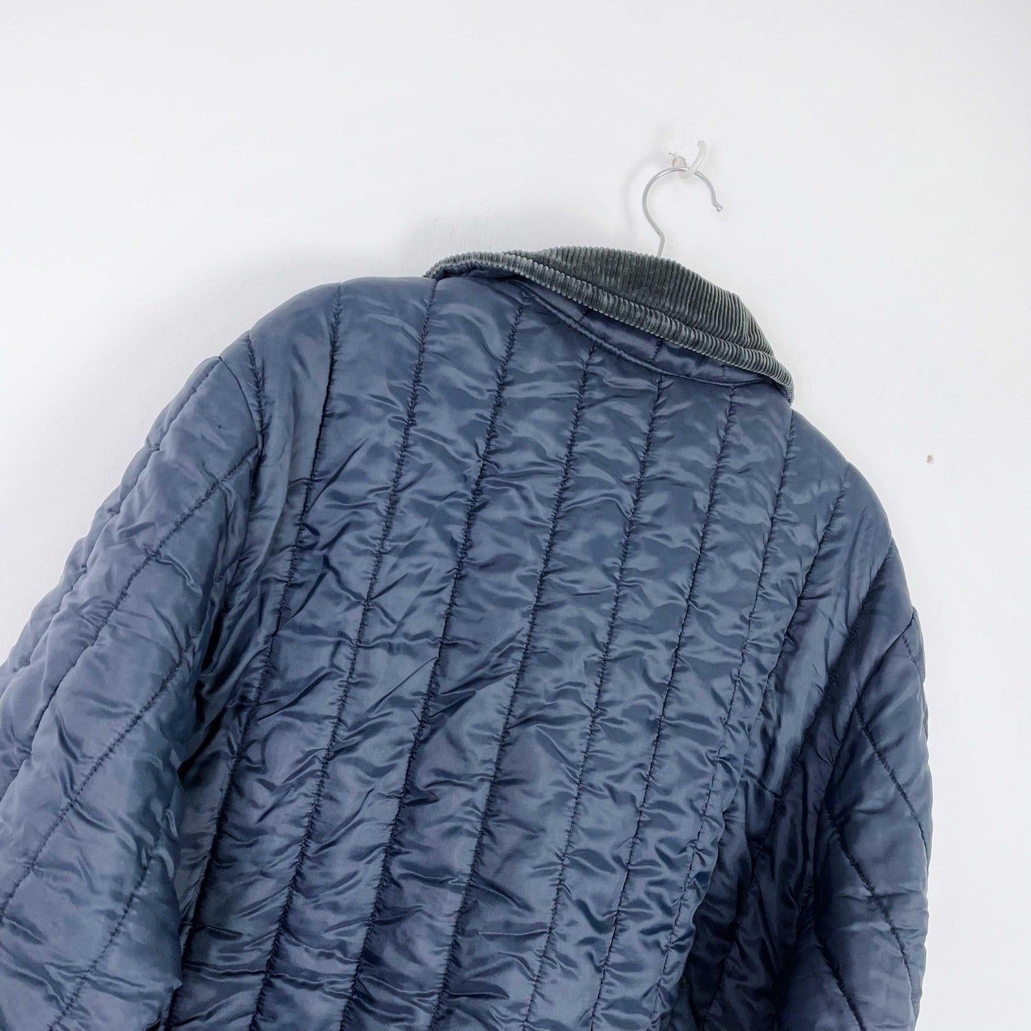 vintage barbour quilted liner barn coat