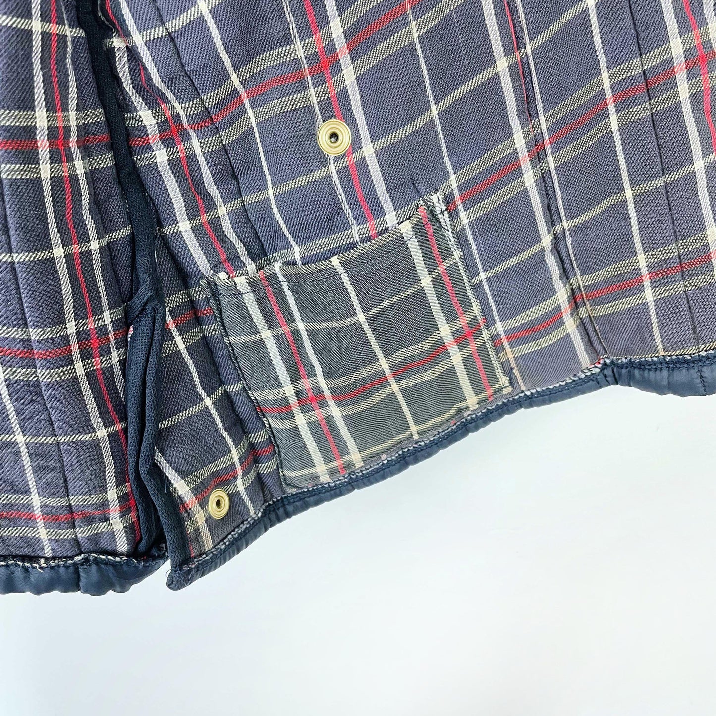 vintage barbour quilted liner barn coat