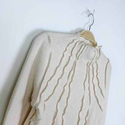 UO bdg sunray mock neck knit long sleeve - size large