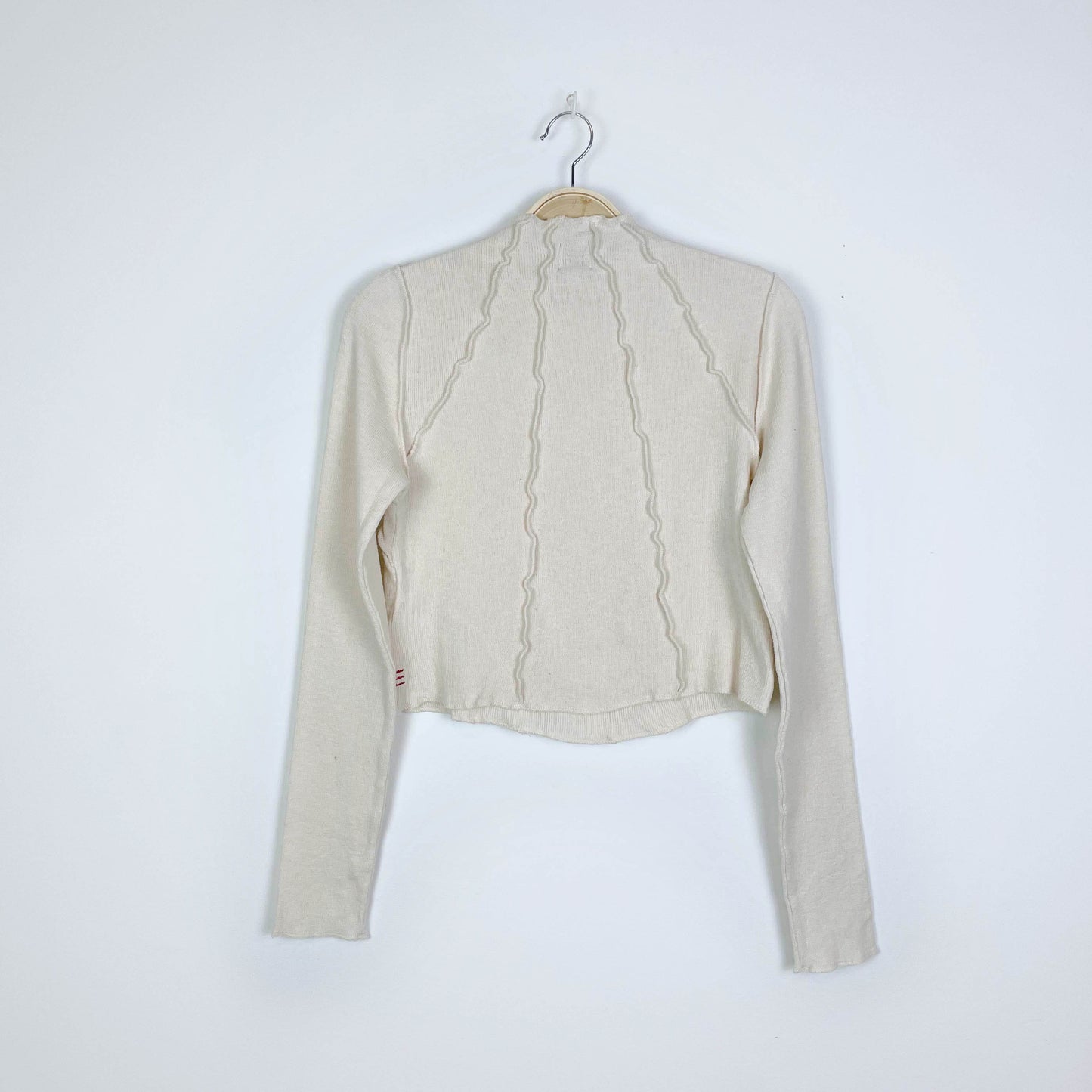 UO bdg sunray mock neck knit long sleeve - size large