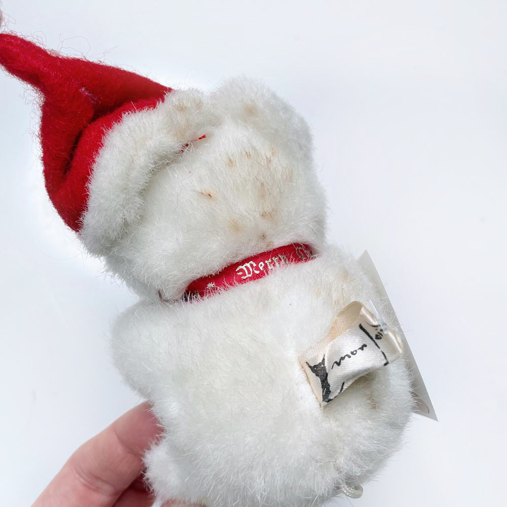 vintage mon jouil musical christmas bear