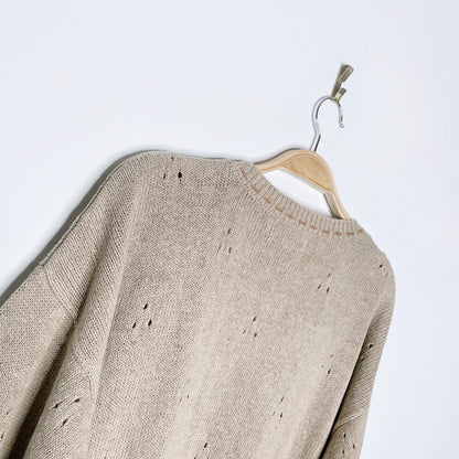 vintage 90s mandal bay winter teddies knit cardigan