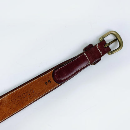 vintage 90s roots leather belt