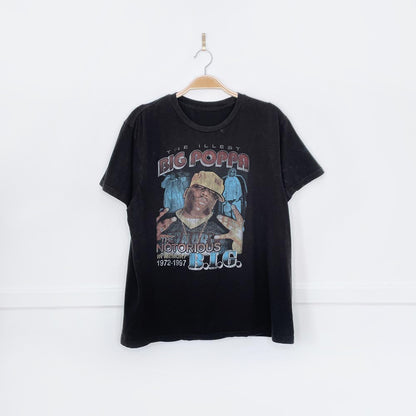 notorious BIG poppa graphic tee