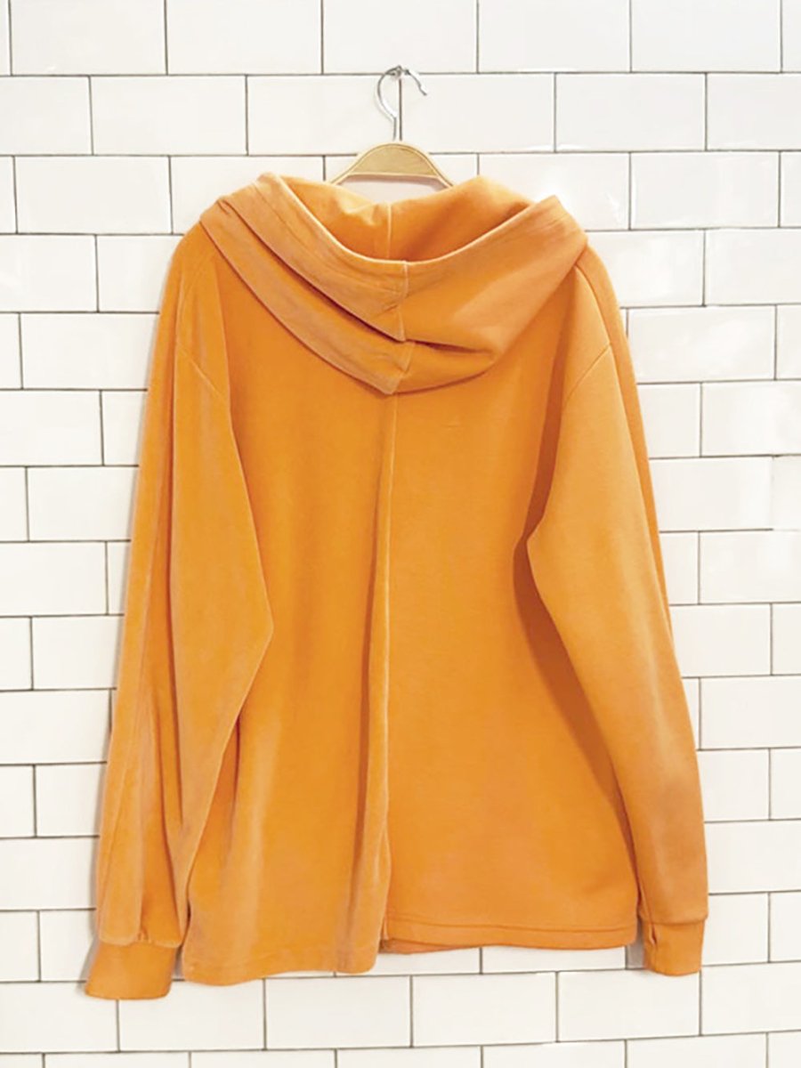 big sean x puma velvet two - tone hoodie - good market thrift store