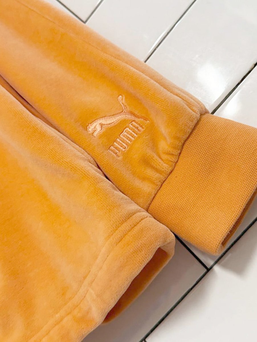 big sean x puma velvet two - tone hoodie - good market thrift store