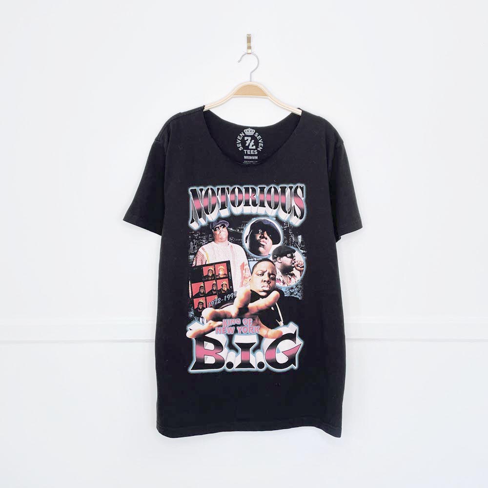 notorious BIG x 7 tees graphic tee