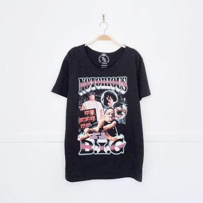 notorious BIG x 7 tees graphic tee