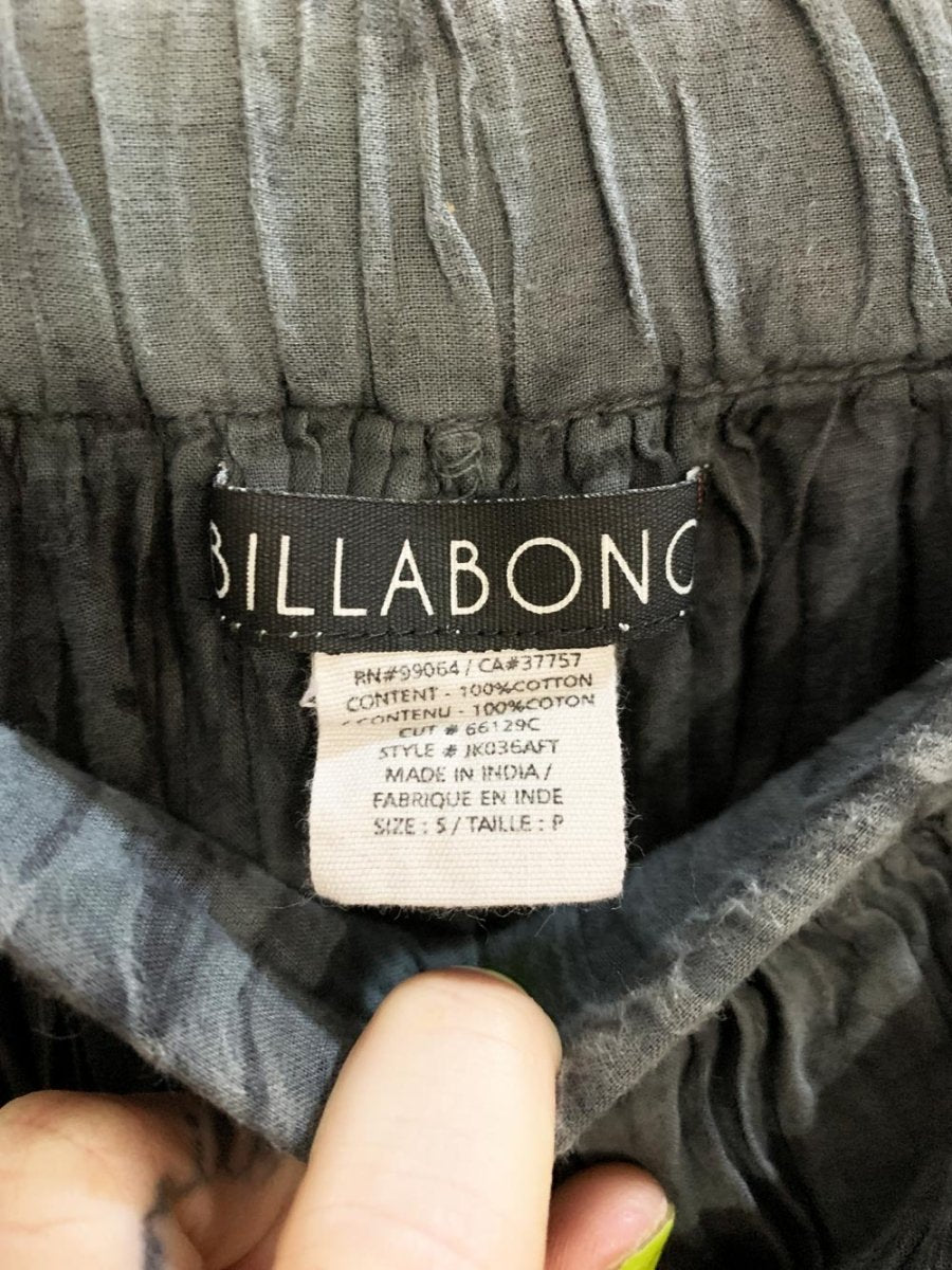 billabong tie dye cotton maxi wrap skirt - good market thrift store