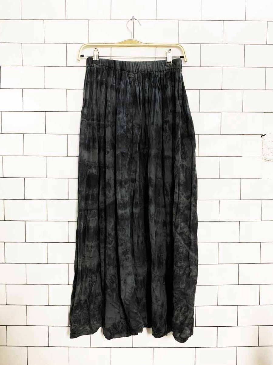 billabong tie dye cotton maxi wrap skirt - good market thrift store