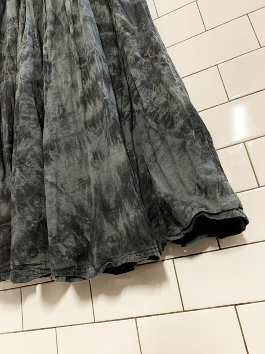 billabong tie dye cotton maxi wrap skirt - good market thrift store