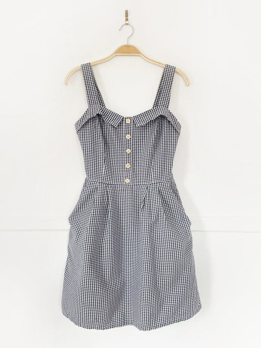 birds of a feather sylph ginham country mini dress | anthropologie - good market thrift store