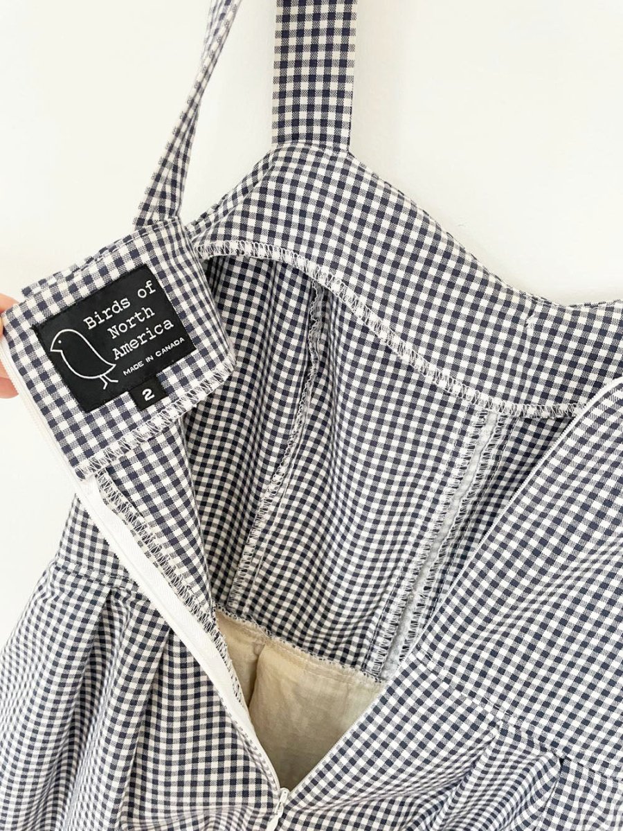 birds of a feather sylph ginham country mini dress | anthropologie - good market thrift store