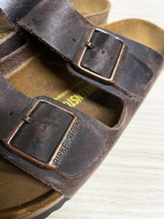 birkenstock arizona oiled leather sandals - good market thrift store