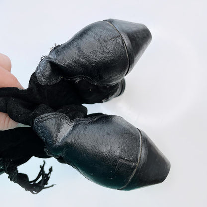 vintage 90s eagle crest tassel suede western boots