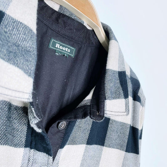 roots 2022 park flannel shirt