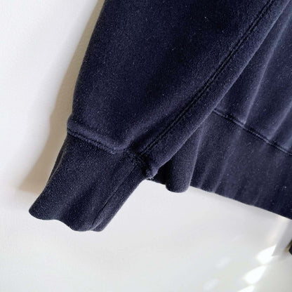 roots black classic zip hoodie - size small