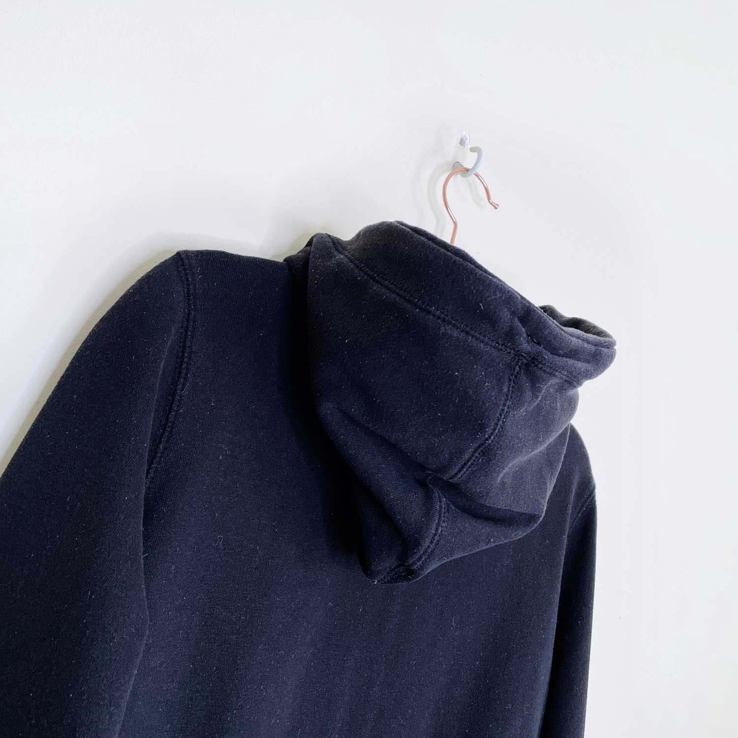 roots black classic zip hoodie - size small