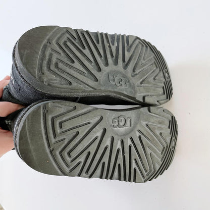 ugg classic short black sheepskin boots