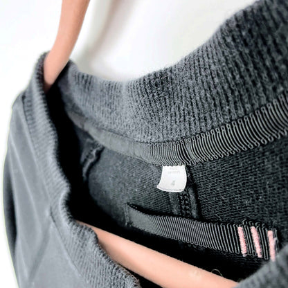 lululemon black rejuvenate crew - size 4