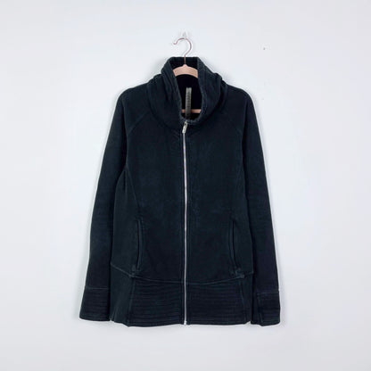 lululemon full zip quilted sweatshirt cardigan - size 12