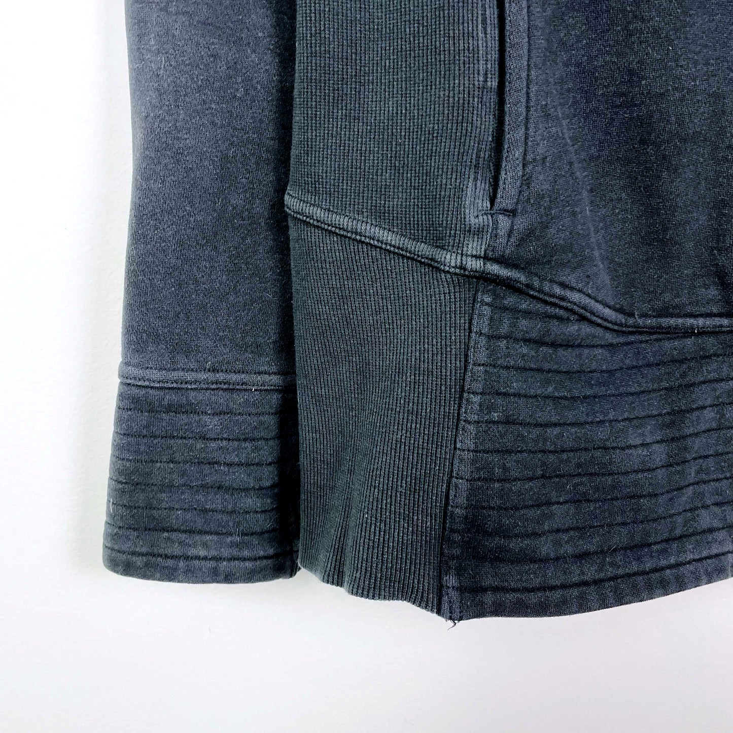lululemon full zip quilted sweatshirt cardigan - size 12