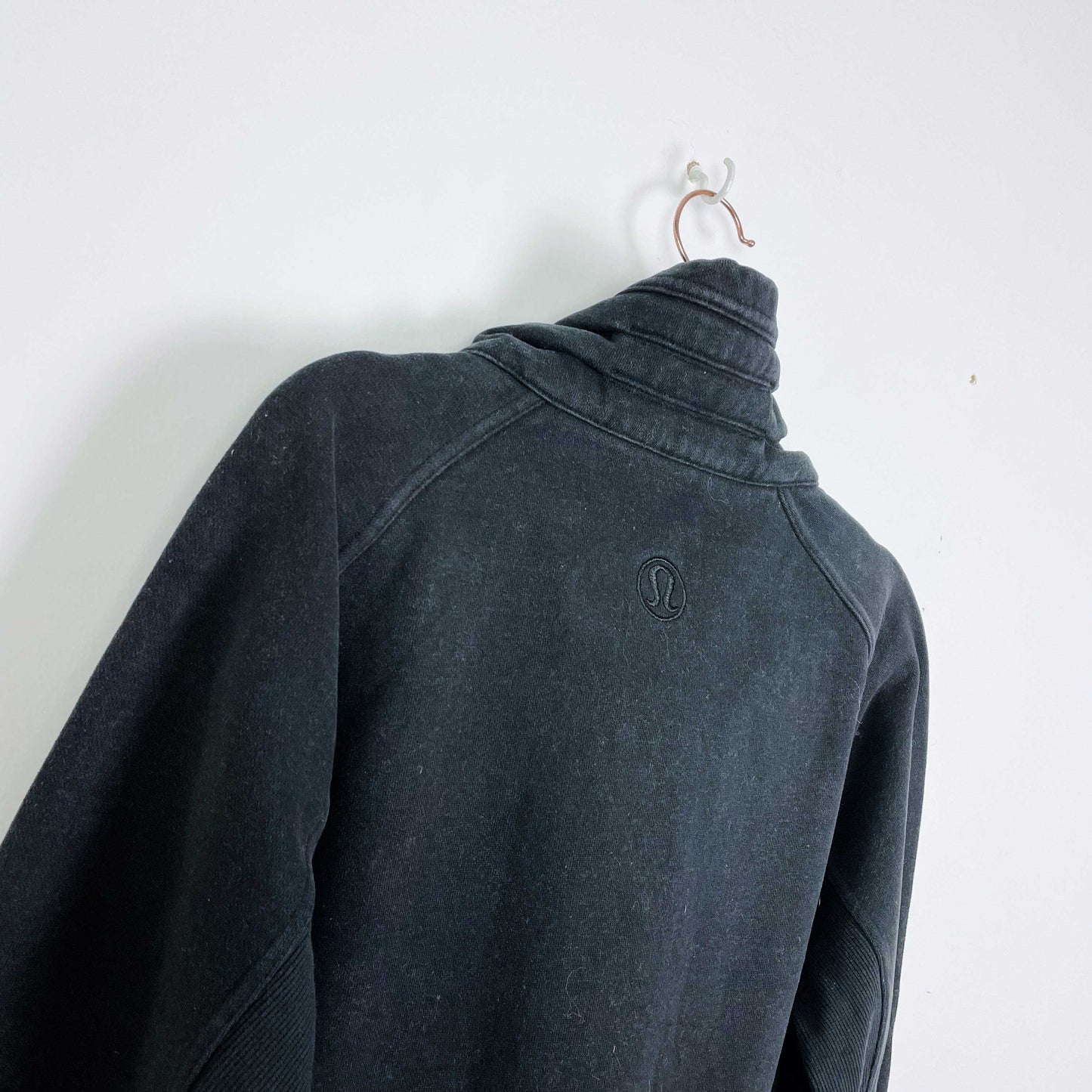 lululemon full zip quilted sweatshirt cardigan - size 12