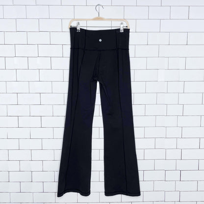 lululemon high rise groove flare leg pants - size large