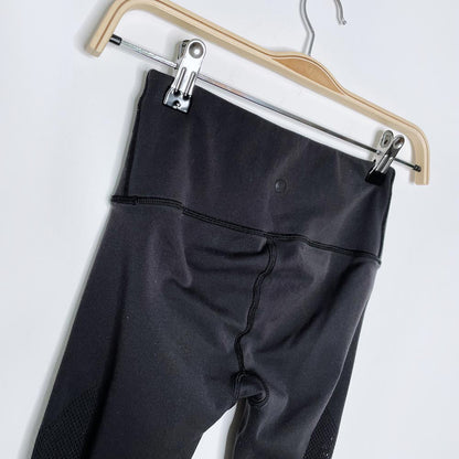 lululemon 2017 reveal crop mesh lycra tights
