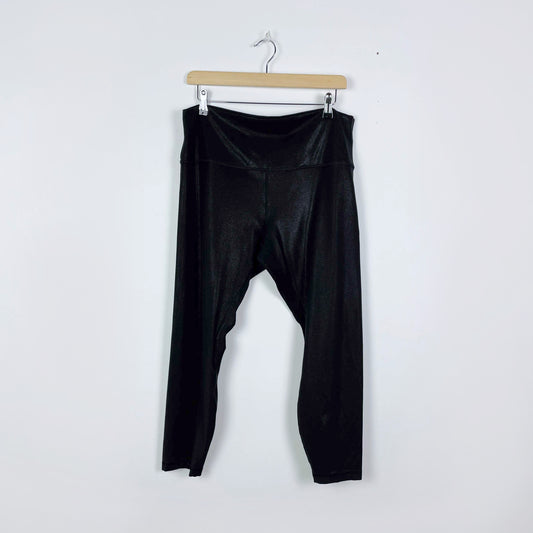 lululemon 2021 align high rise pant 25" radiant foil print - size 16
