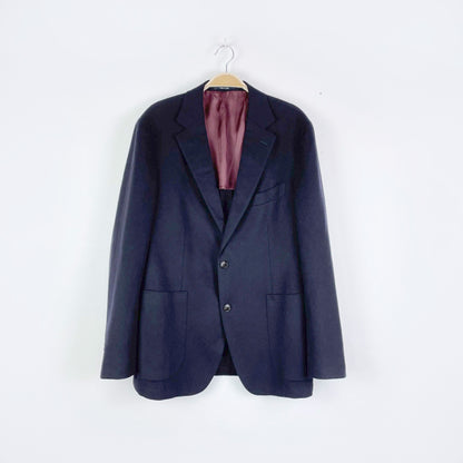 colombo pure cashmere navy blue sport coat