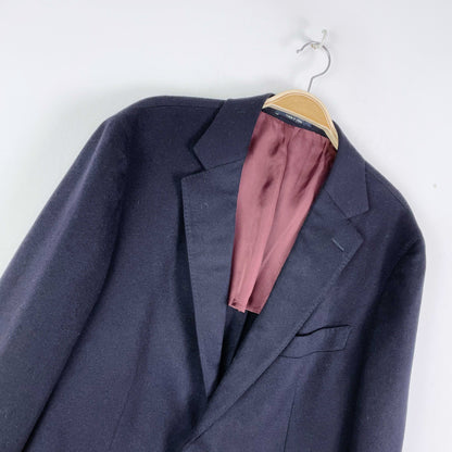 colombo pure cashmere navy blue sport coat
