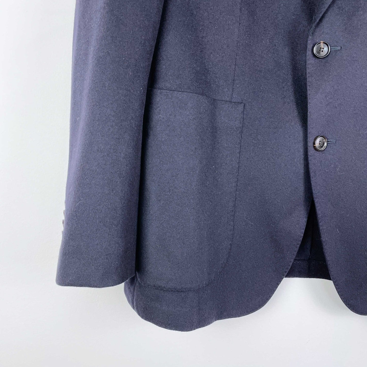 colombo pure cashmere navy blue sport coat