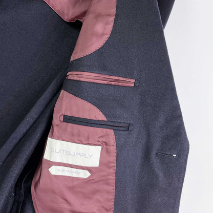 colombo pure cashmere navy blue sport coat