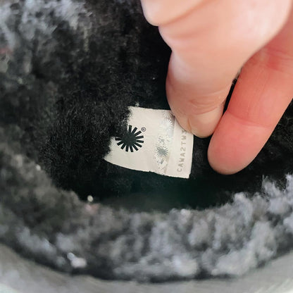 ugg classic short black sheepskin boots